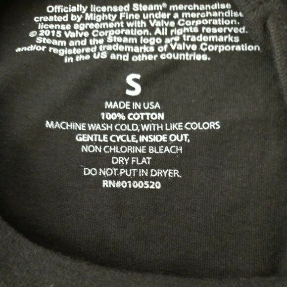 WeLoveFine Righteous Vengence T-Shirt Men Size S Black Short Sleeve Gaming NEW - Picture 7 of 7